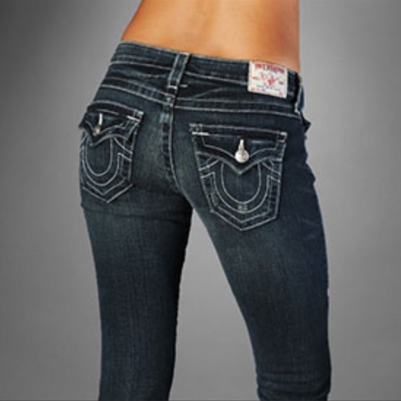 True Religion Jodie Slim Fit Skinny Low Rise Skinny Jeans - Picture 2 of 16